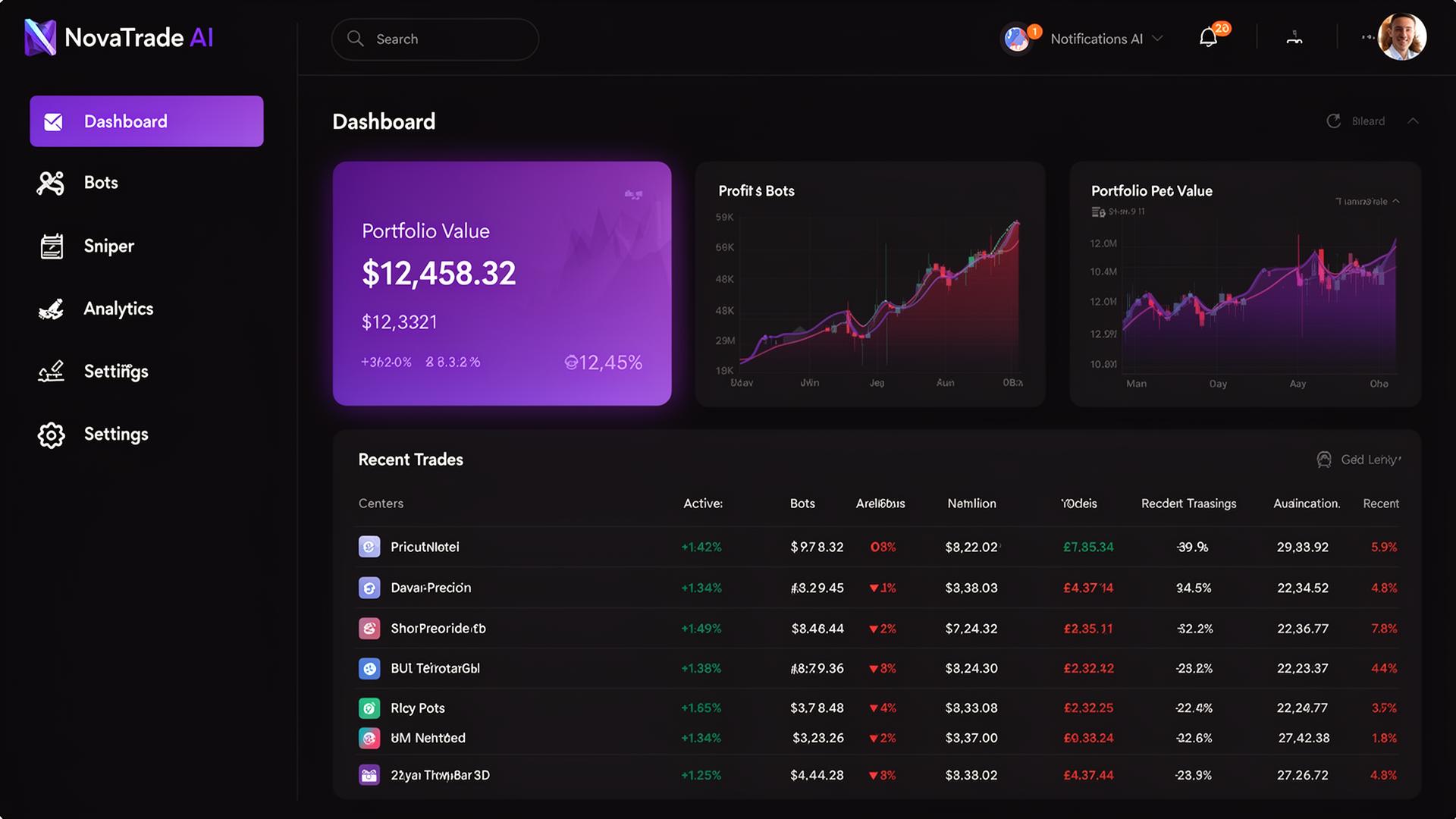 Novotrade NovaTrade AI - Automated Cryptocurrency Trading